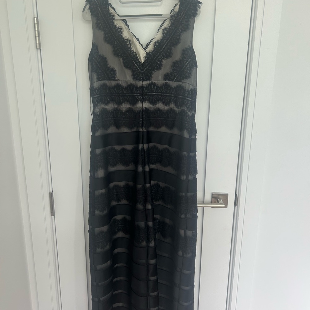 JS Collections Black Maxi Dress